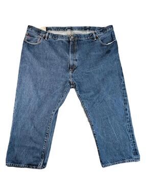 Polo Ralph Lauren Mens 50x30 (52x26) Blue Denim Jeans Relaxed Straight Classic